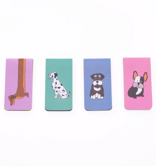 The Dog Collective Magnetic Bookmarks - 4pcs Set