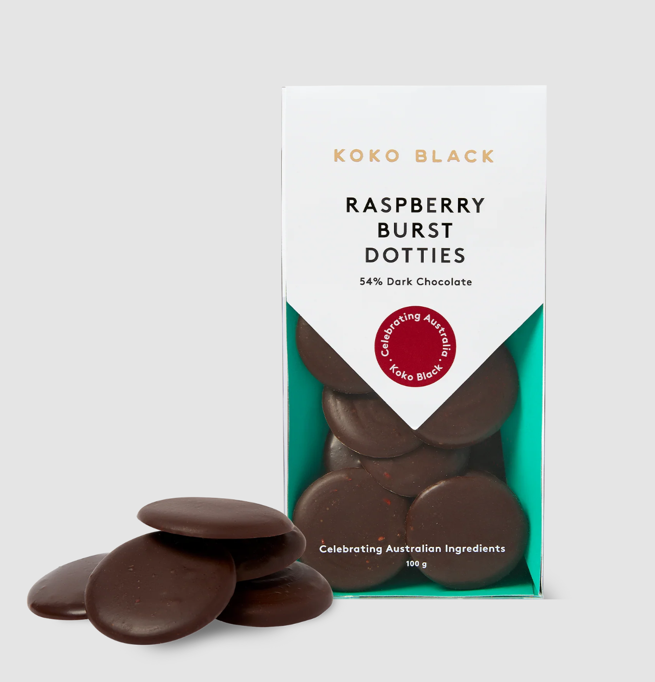 Raspberry Burst Dotties - 100g