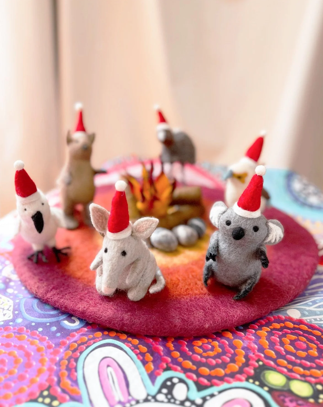 Felt Australian Christmas Ornament - Kangaroo