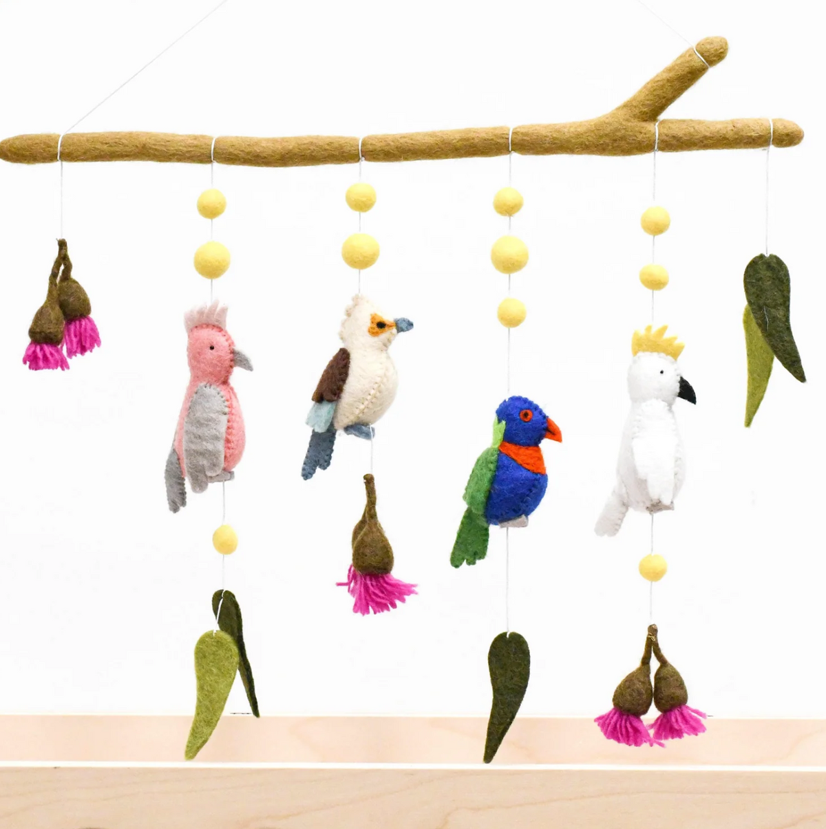 Baby Cot Mobile - Australian Birds