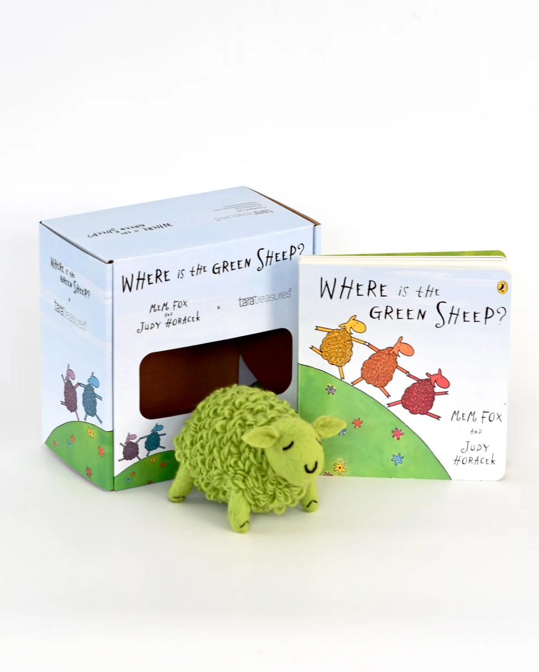 Where is Green Sheep? - Toy & Book Set