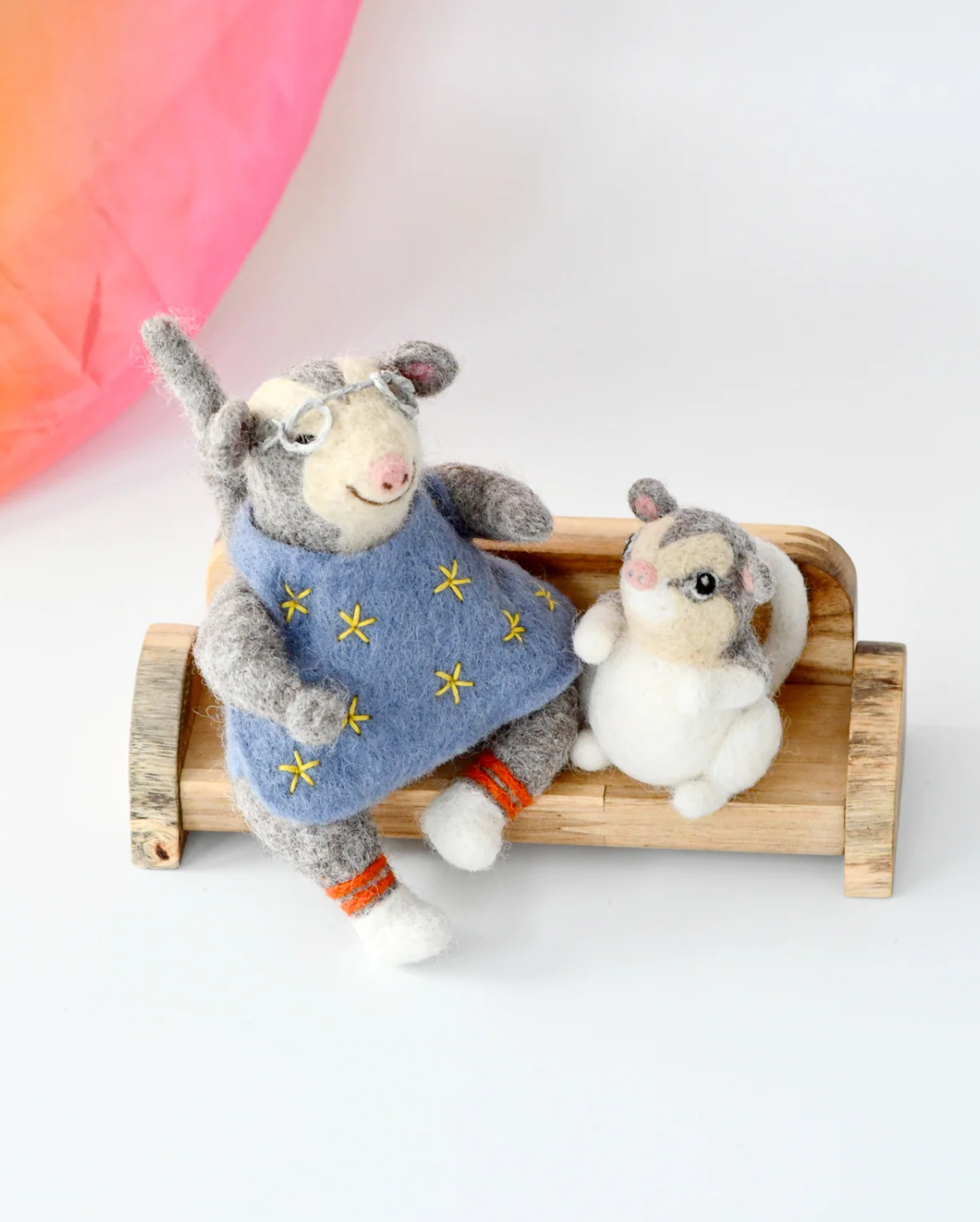 Possum Magic Grandma Poss & Hush - Book & Toy Playset