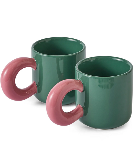 Basil Coffee Cup - Set of 2
