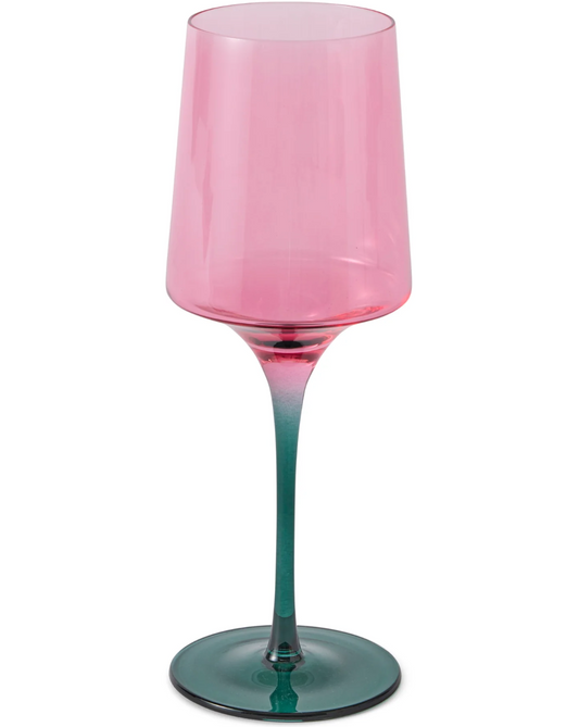Isle of Pink Vino Glasses - Set of 2