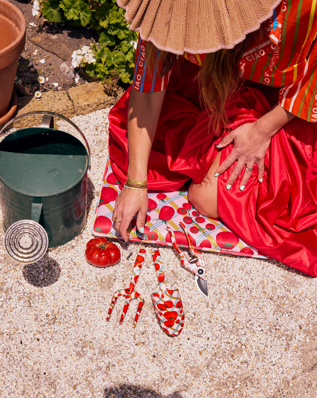 Pomodori Garden Tools and Gloves Set