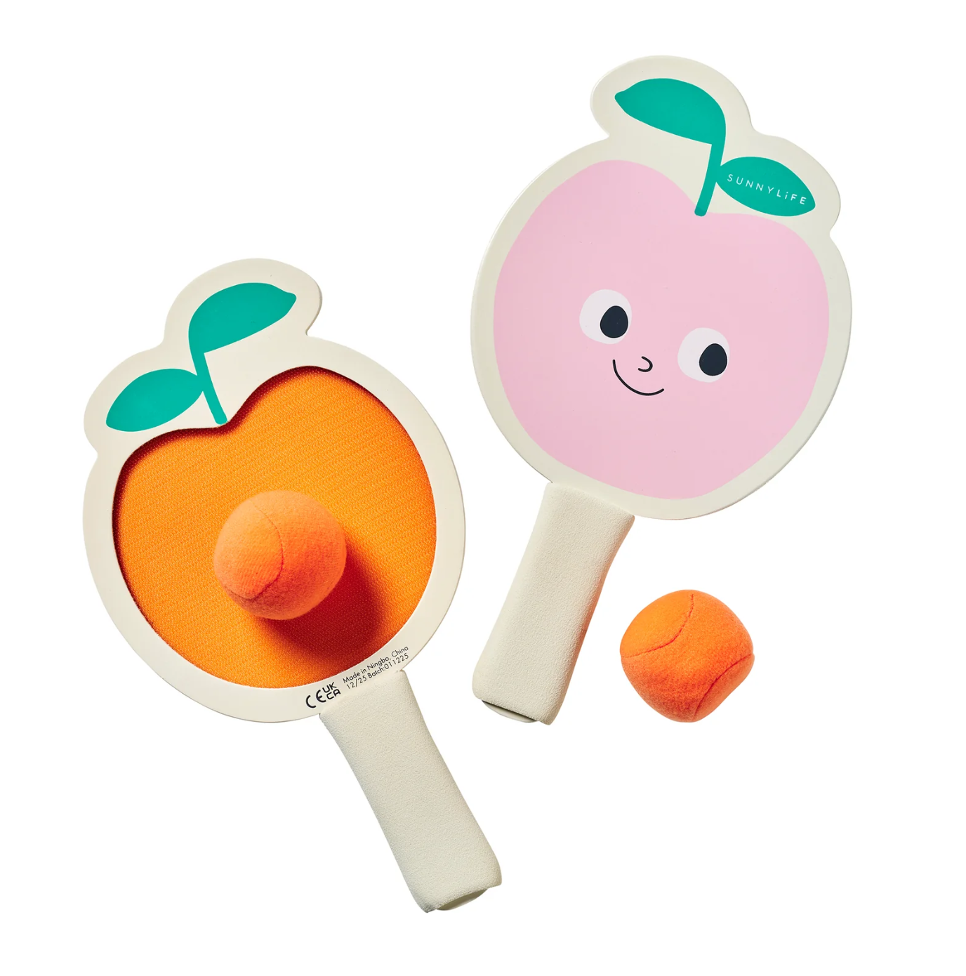 Kids Velcro Beach Bat - Poppy the Peach