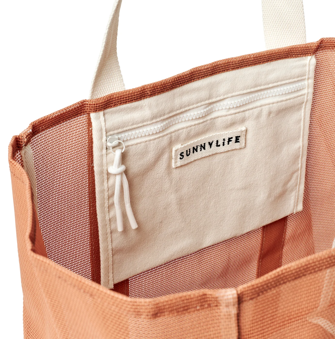 Mesh Beach Bag - Tierra Clay