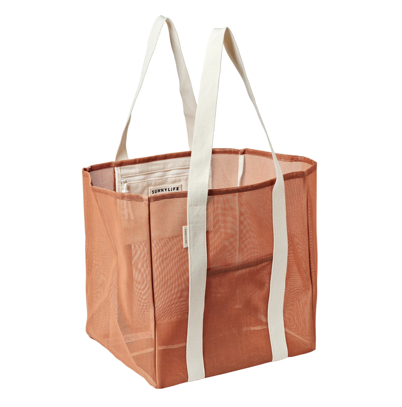 Mesh Beach Bag - Tierra Clay