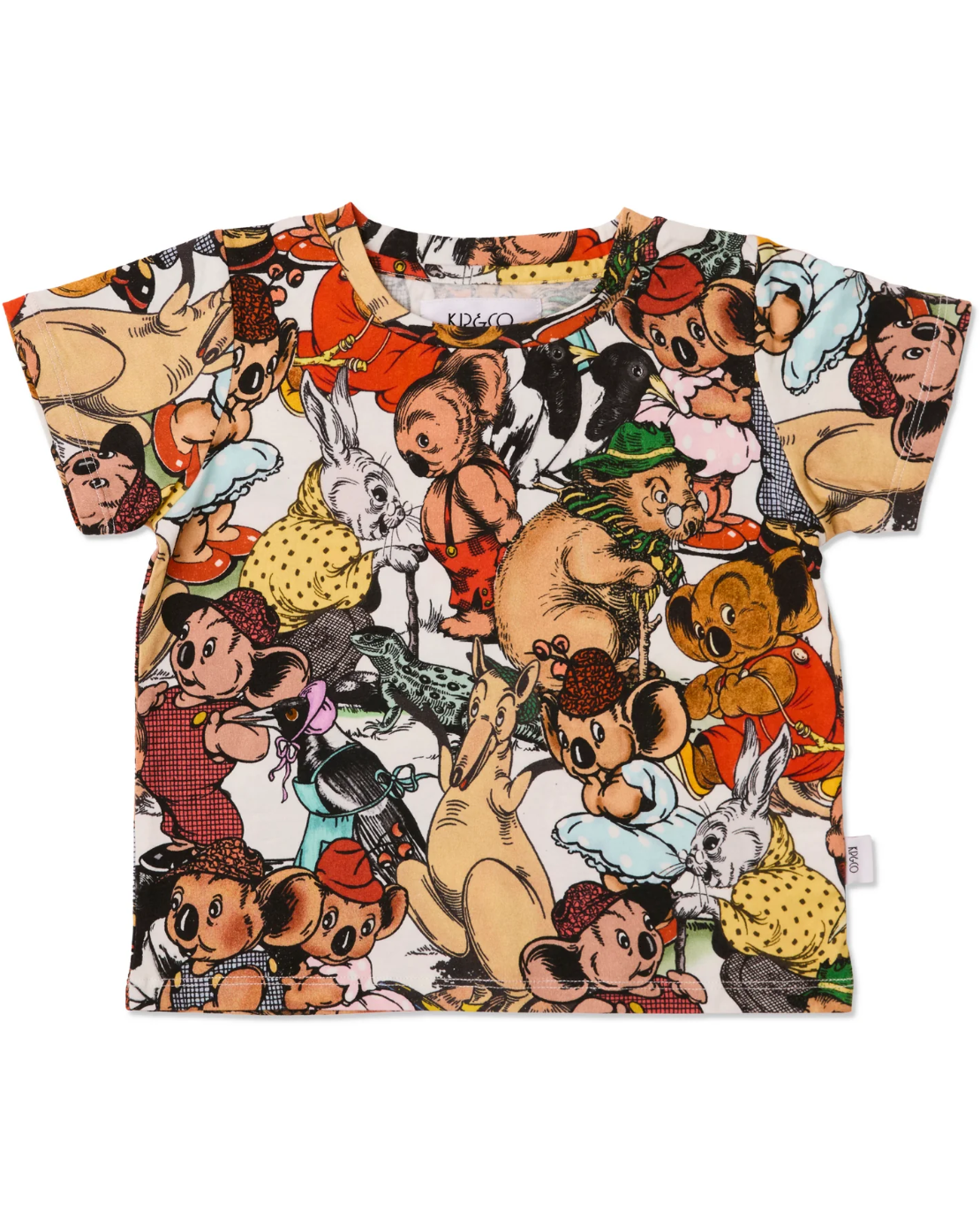 Blinky Bill & Friends Kids Organic Cotton T-shirt - Various Sizes