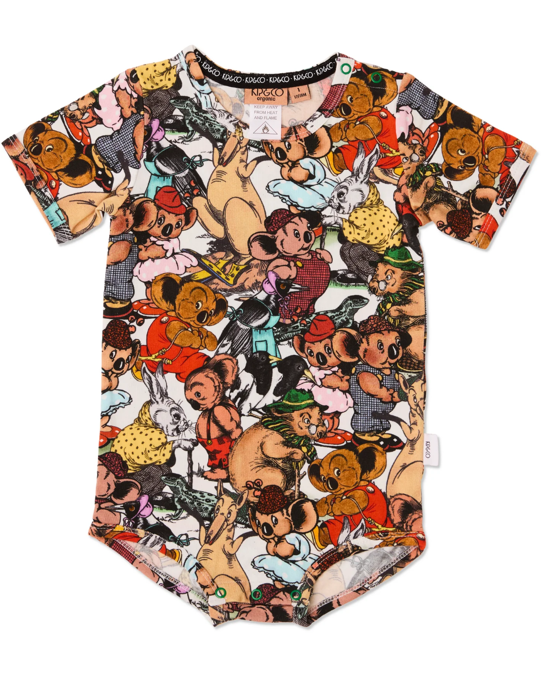Blinky Bill & Friends Organic Short Sleeve Romper