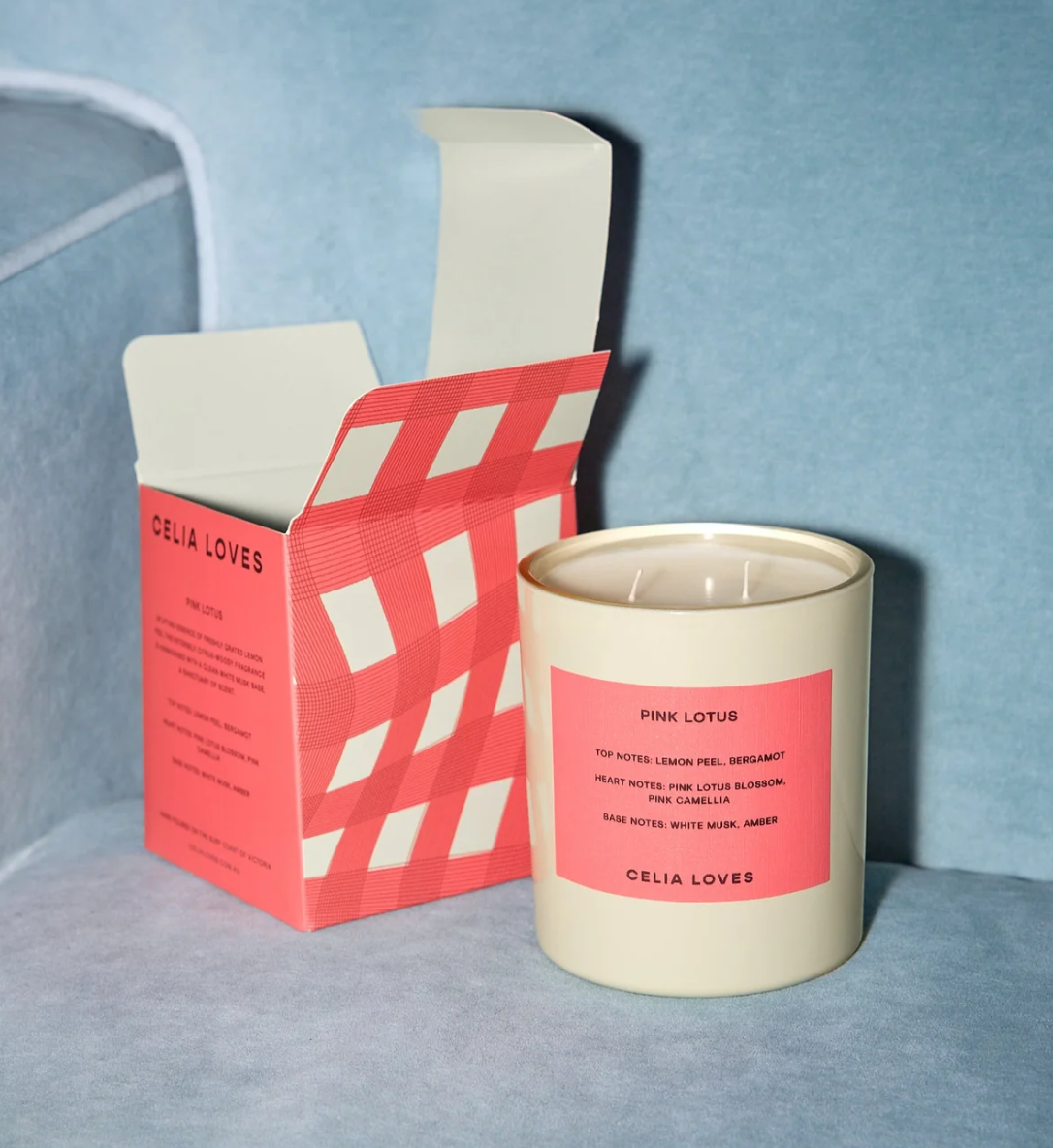 Pink Lotus Candle