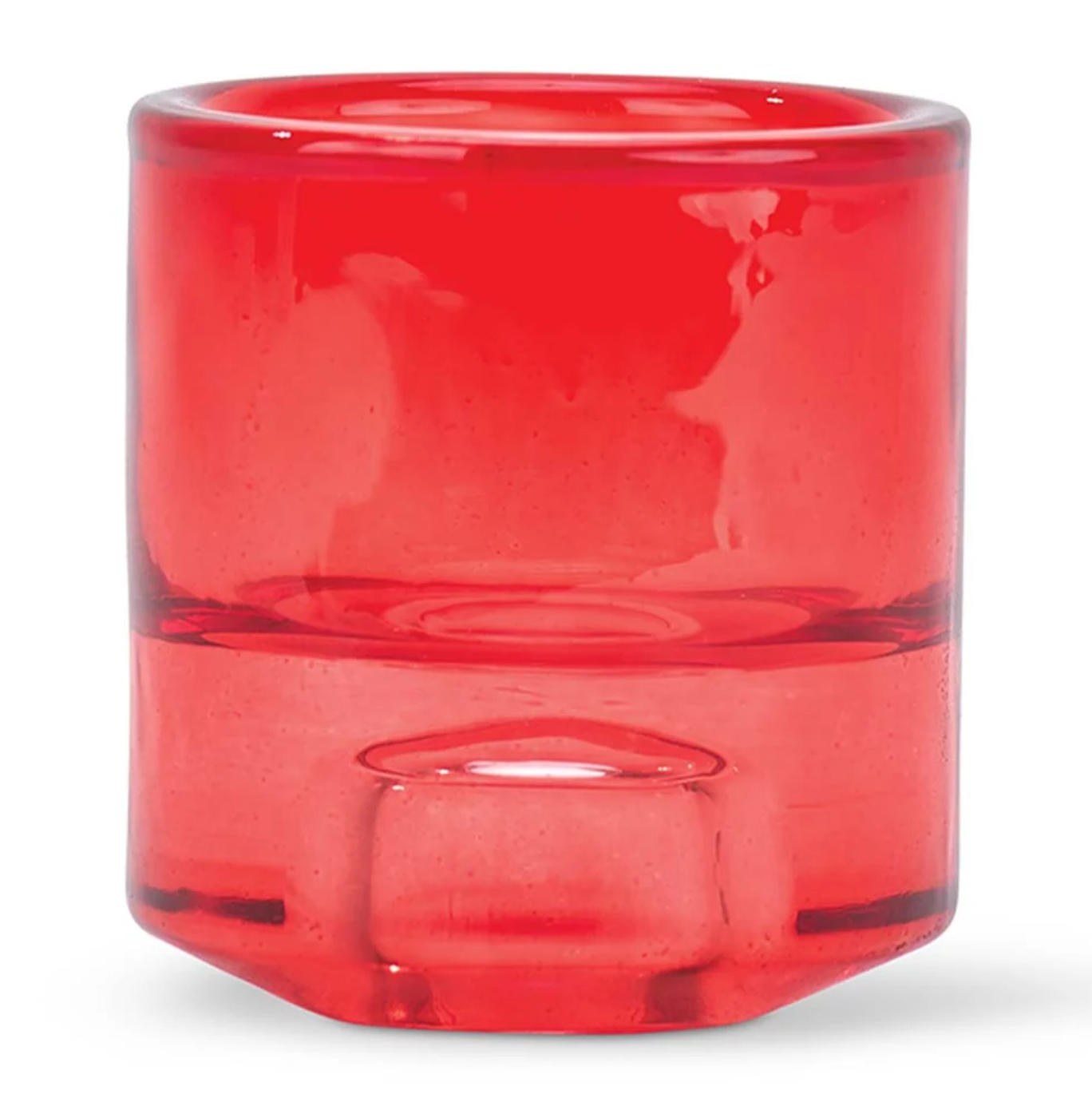 Glass Candle Holder - Various Colours