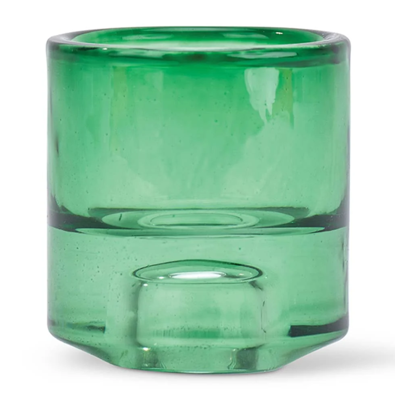 Glass Candle Holder - Various Colours
