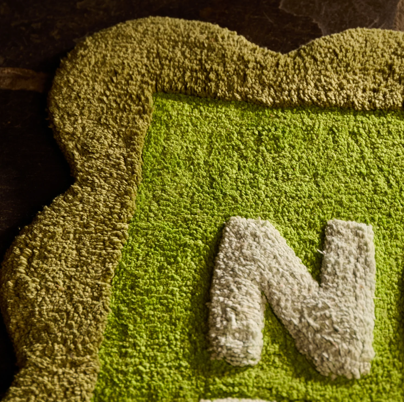 Romy Nudie Bath Mat - Cactus Green