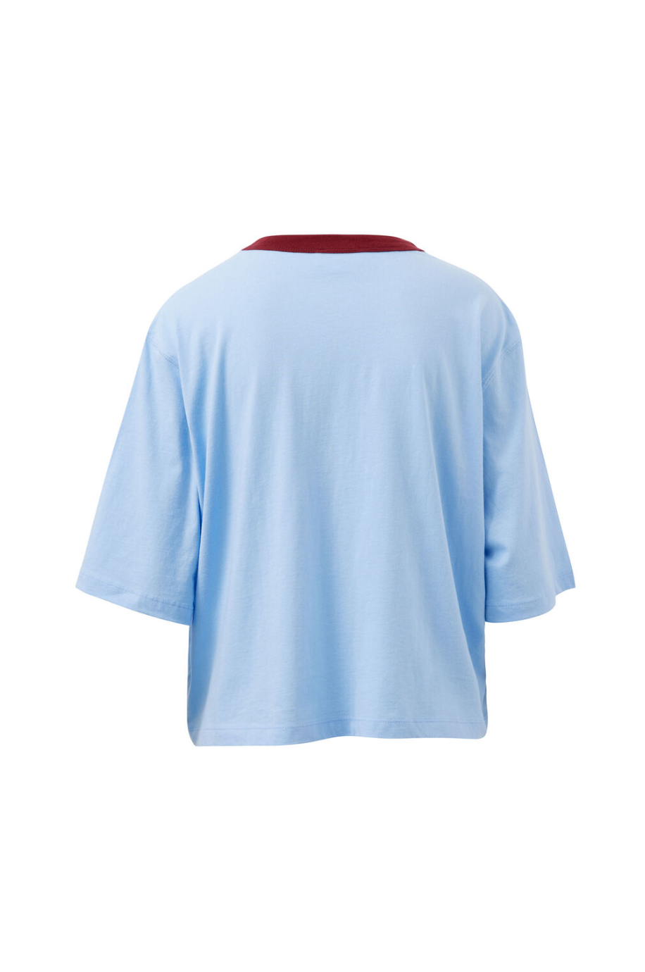 Devon Slouchy Seam Tee - China Blue