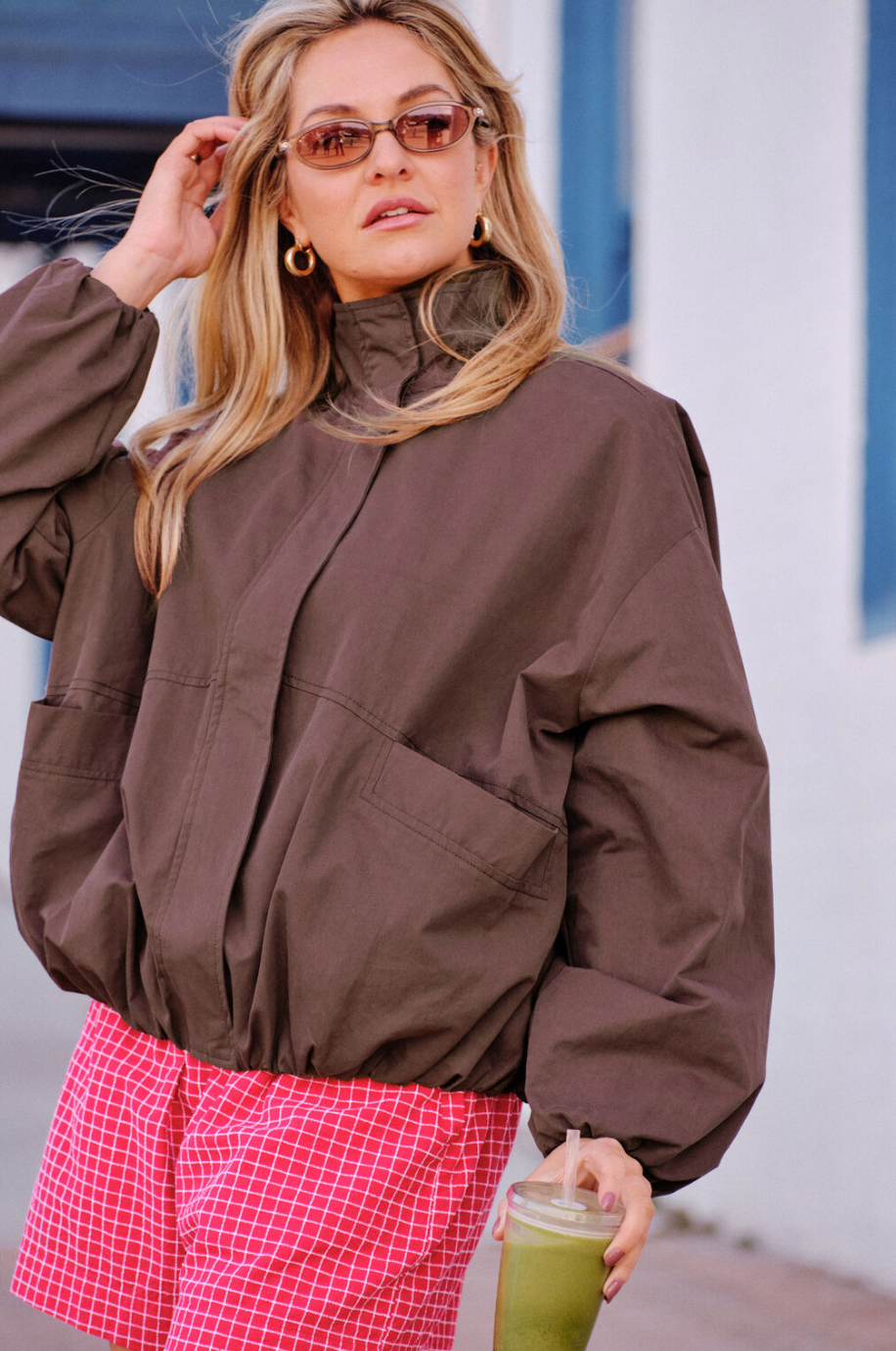 Gwen Bubble Jacket - Brunette