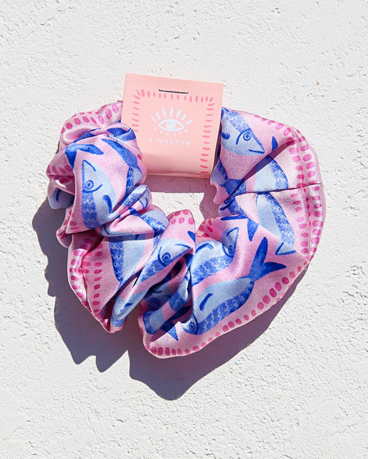 Sardine Scrunchie 100% Silk