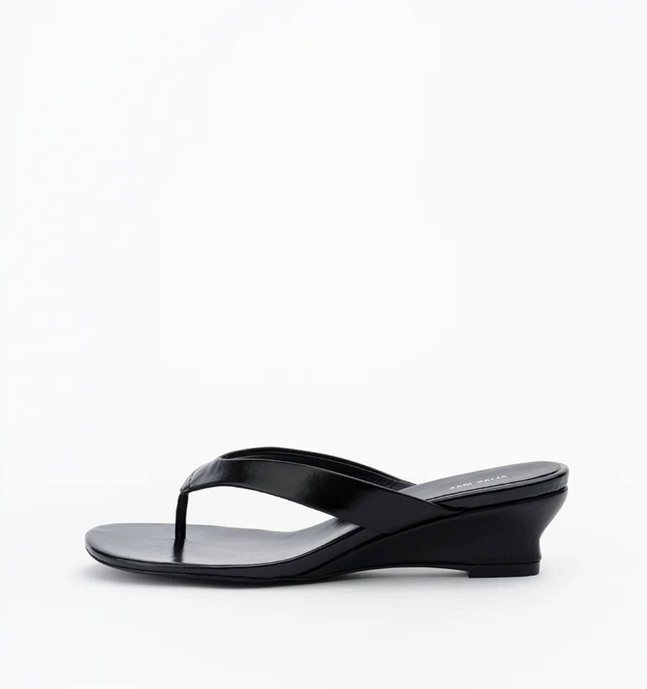 Jilly Slides - Black Oily Crinkle Leather