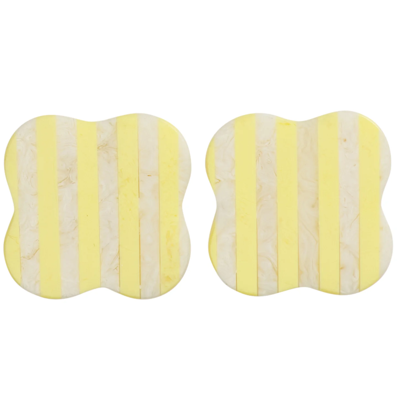 Noellyn Resin Coasters - Set of 2 - Aspen Gold