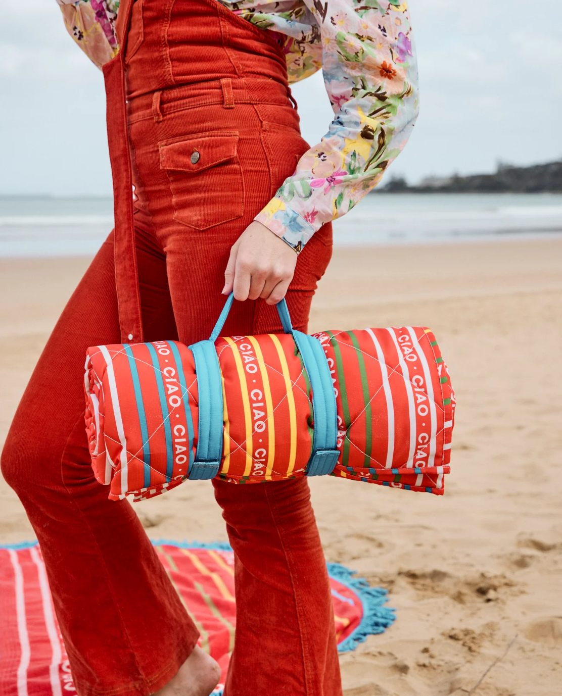 Ciao Stripe Picnic Mat