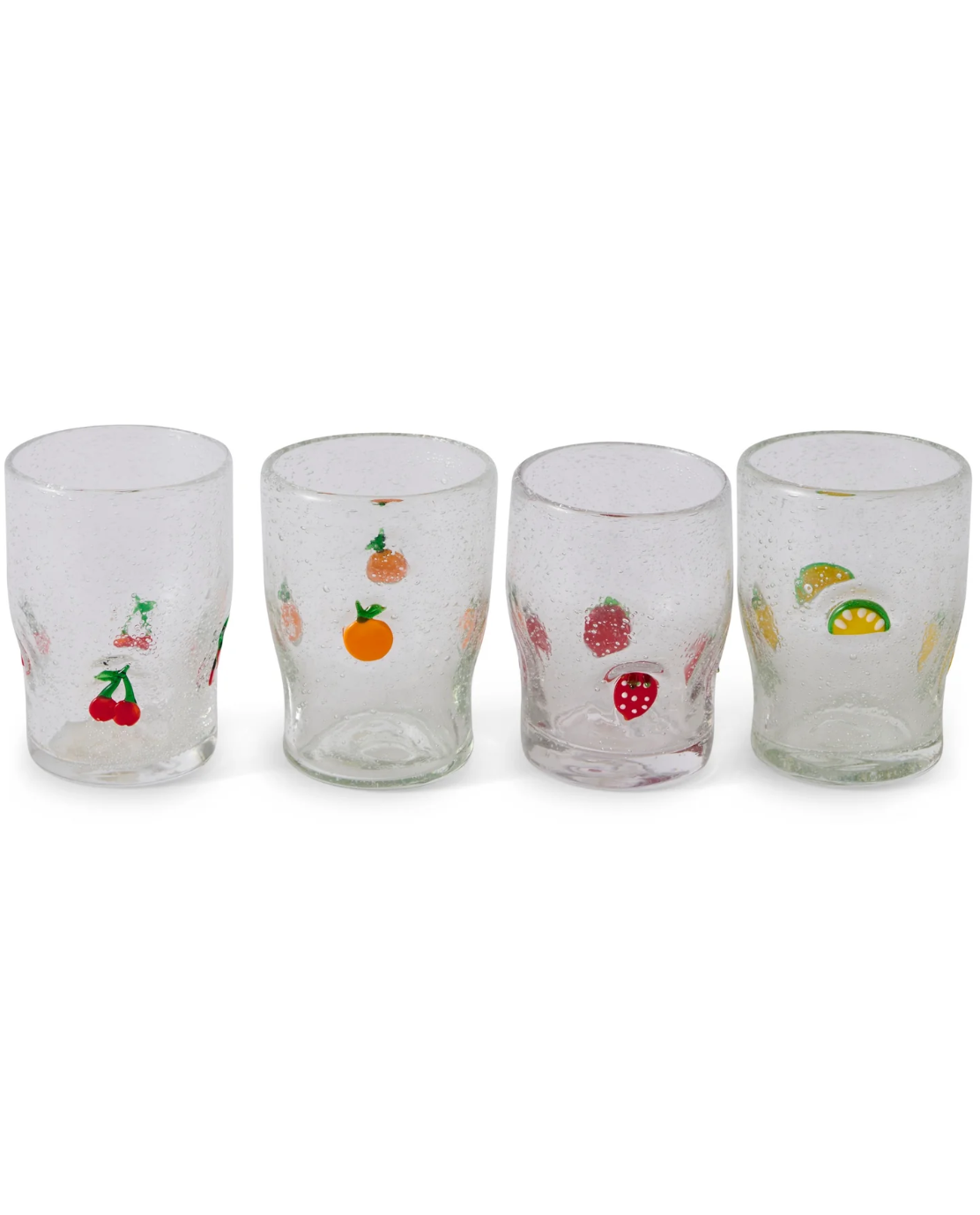 Fruity Tumbler Glasses - Set of 4