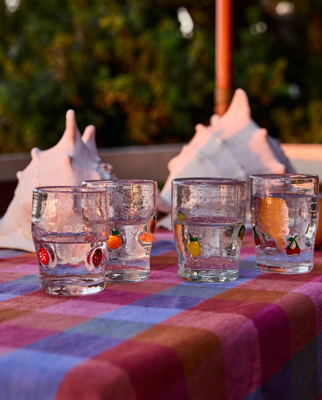 Fruity Tumbler Glasses - Set of 4