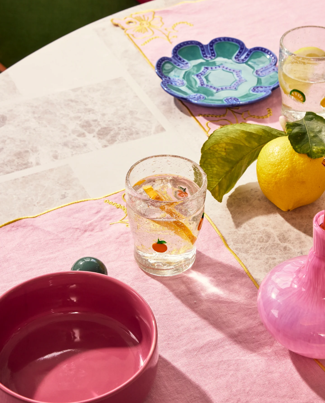 Fruity Tumbler Glasses - Set of 4