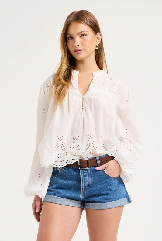 Darling Voile Blouse - White