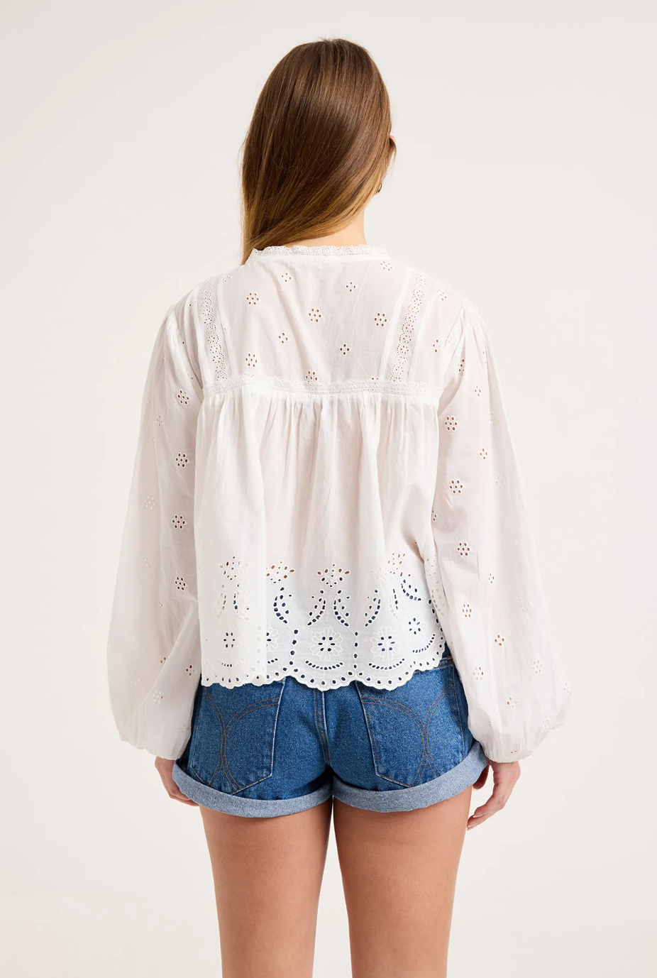 Darling Voile Blouse - White