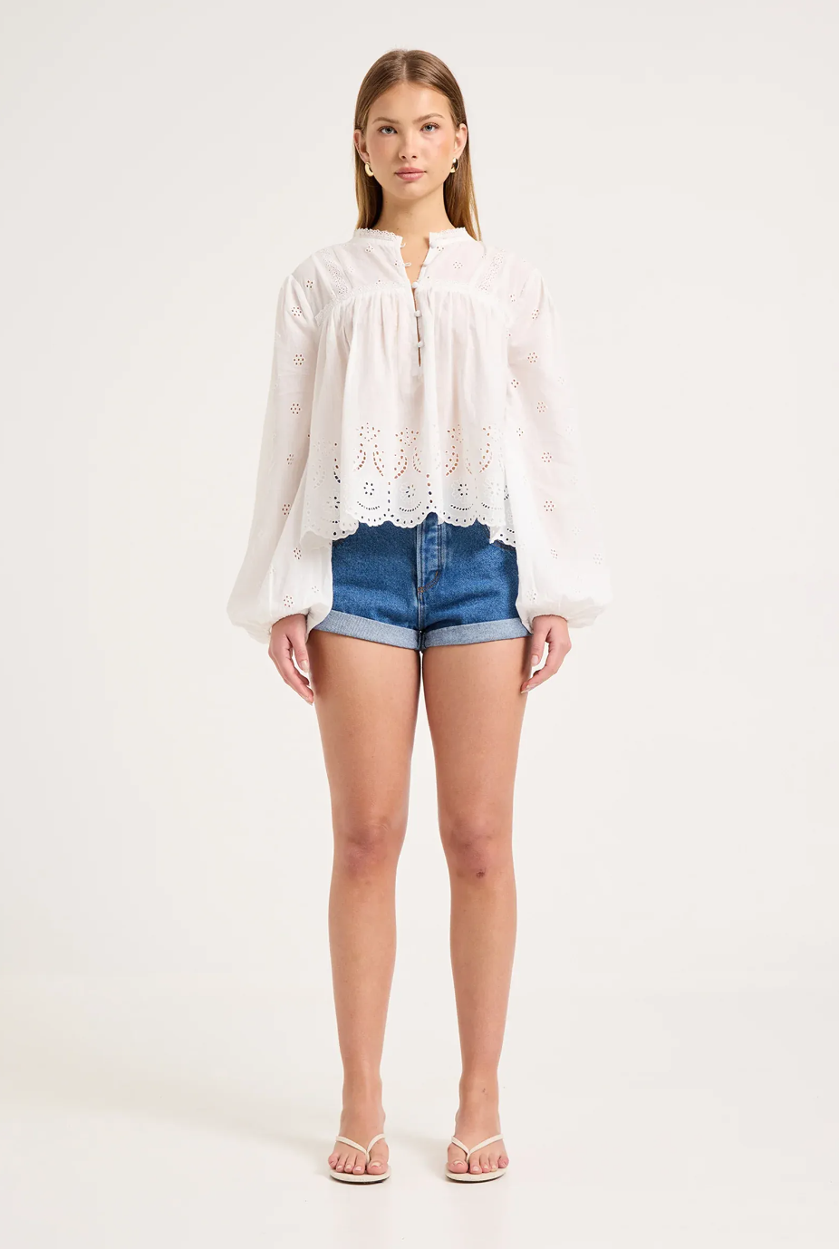 Darling Voile Blouse - White