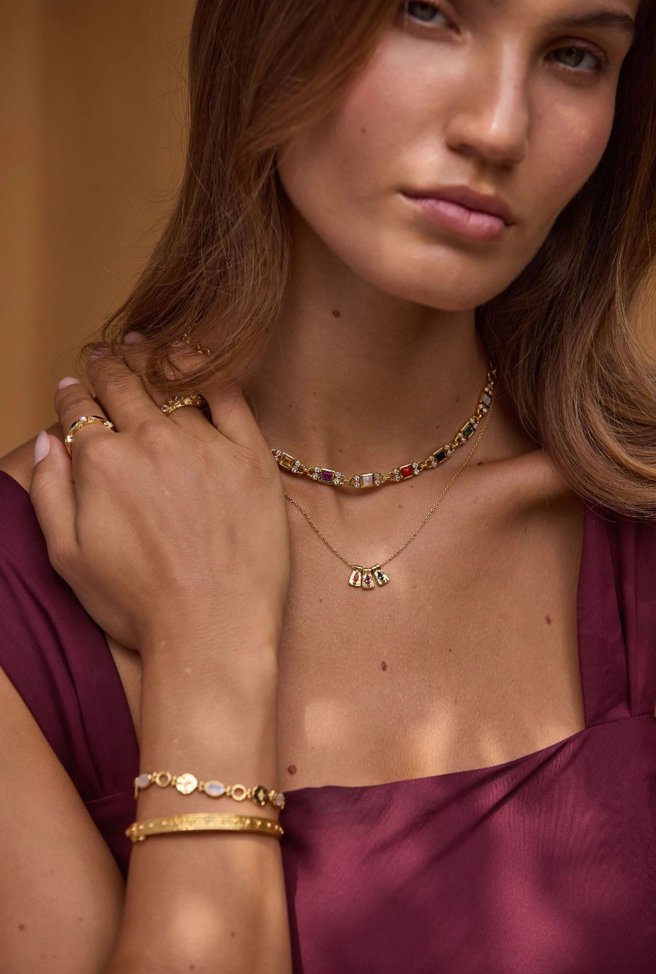 Seraphine Gold Necklace