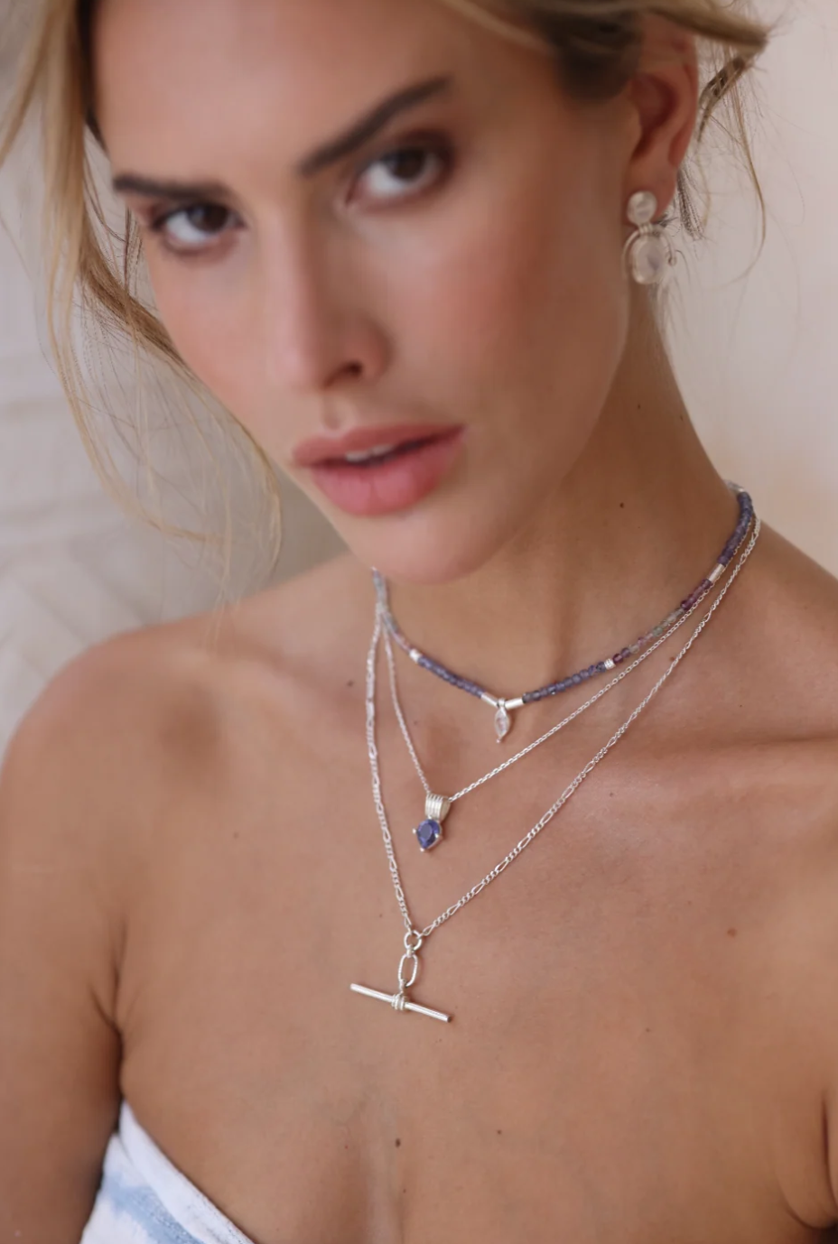 Fob Silver Necklace