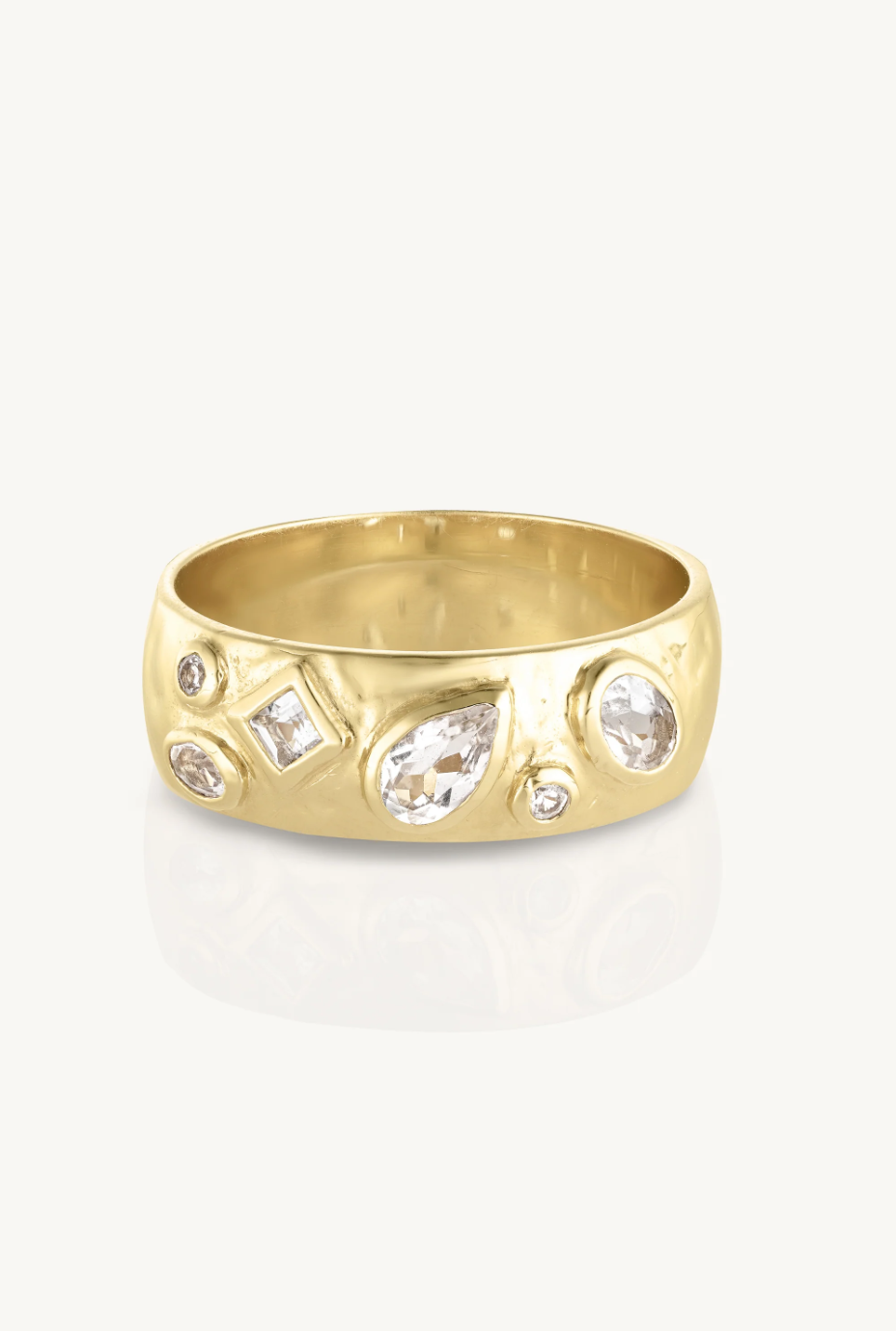 Estelle Topaz Gold Ring
