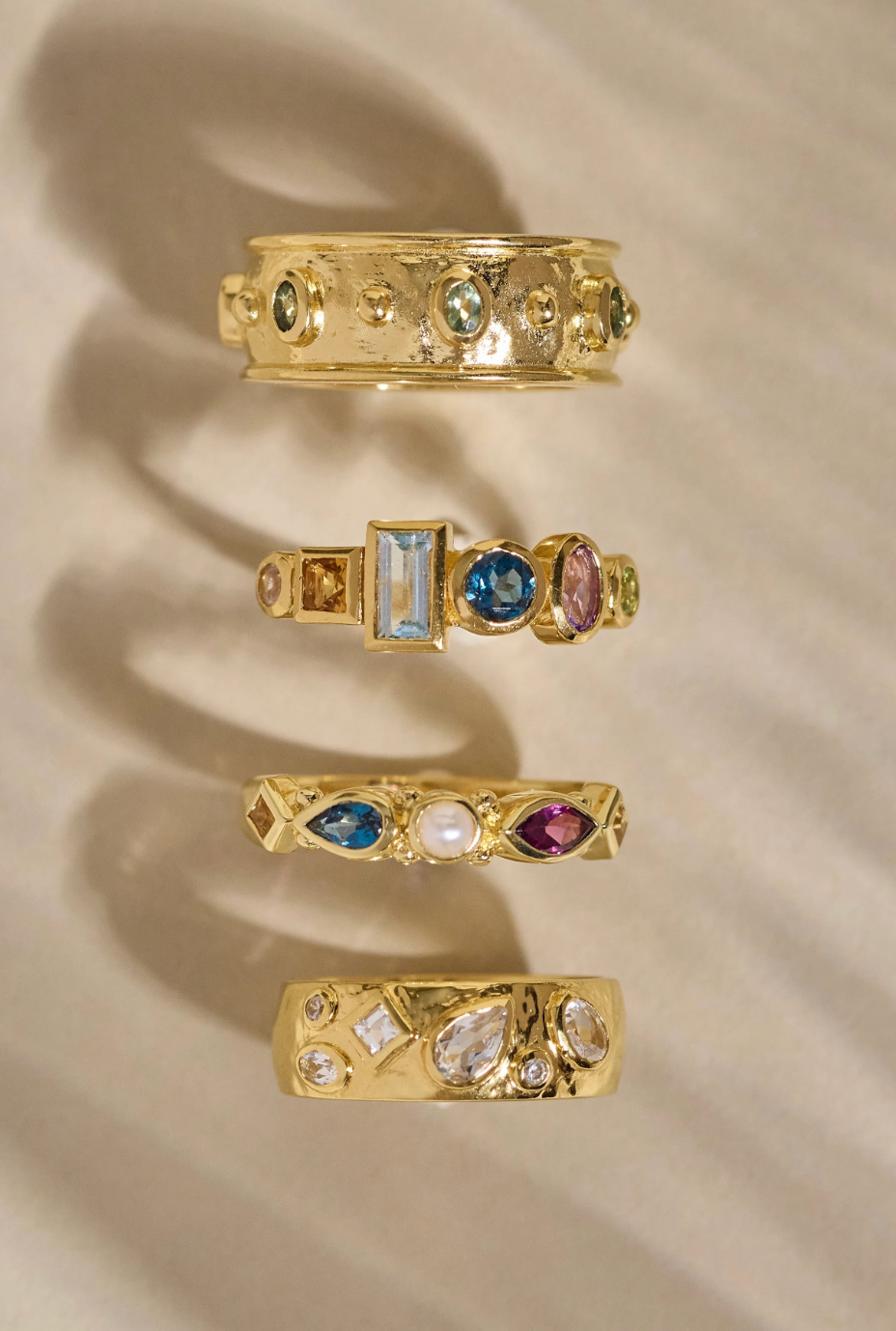 Estelle Topaz Gold Ring