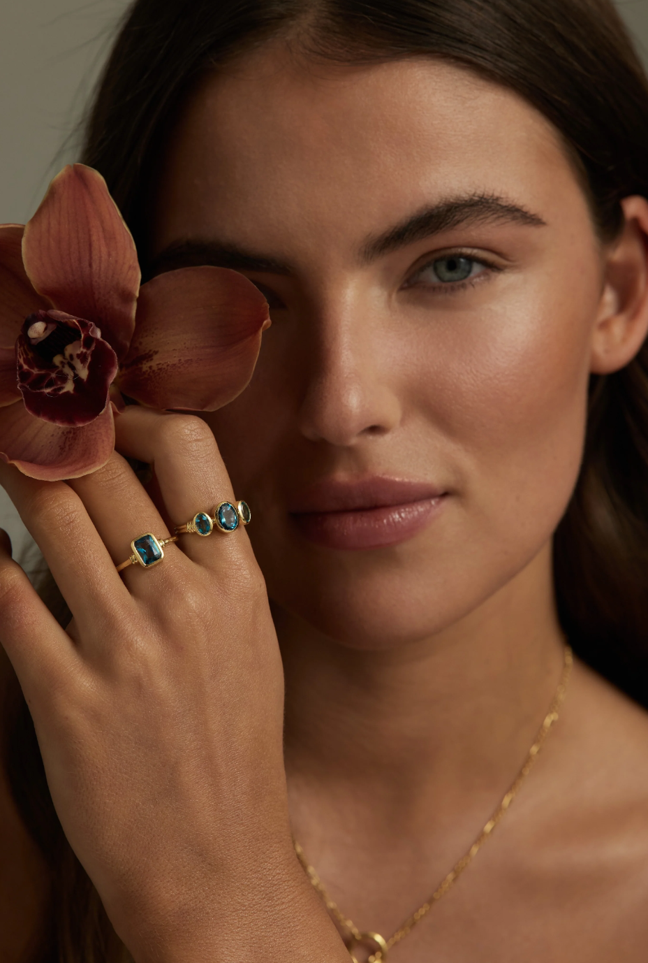 Romy Topaz Gold Stacker