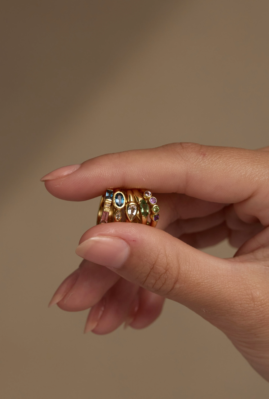 Ombre Gold Huggies