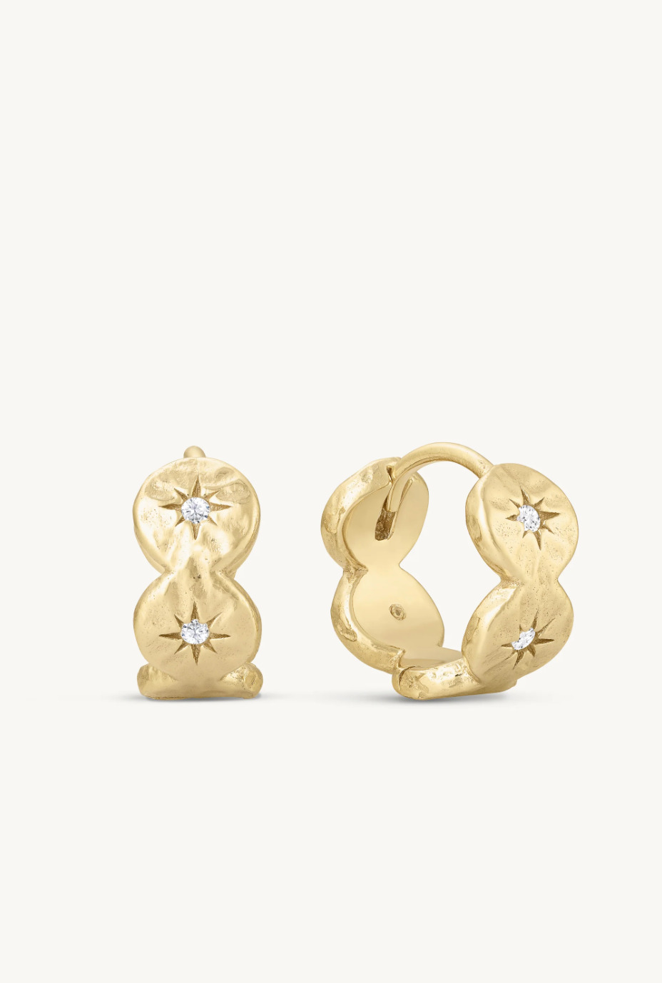 Ètoile Gold Hoops