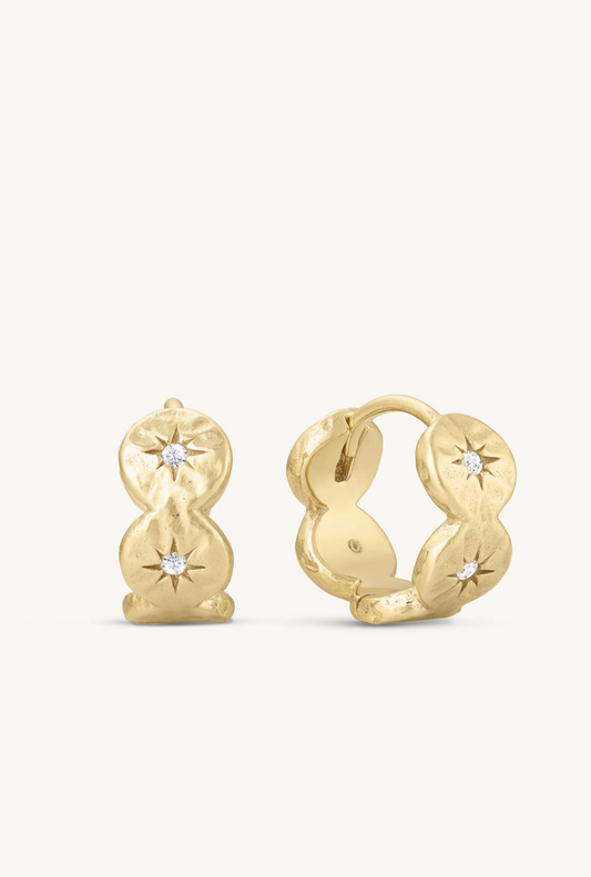 Ètoile Gold Hoops