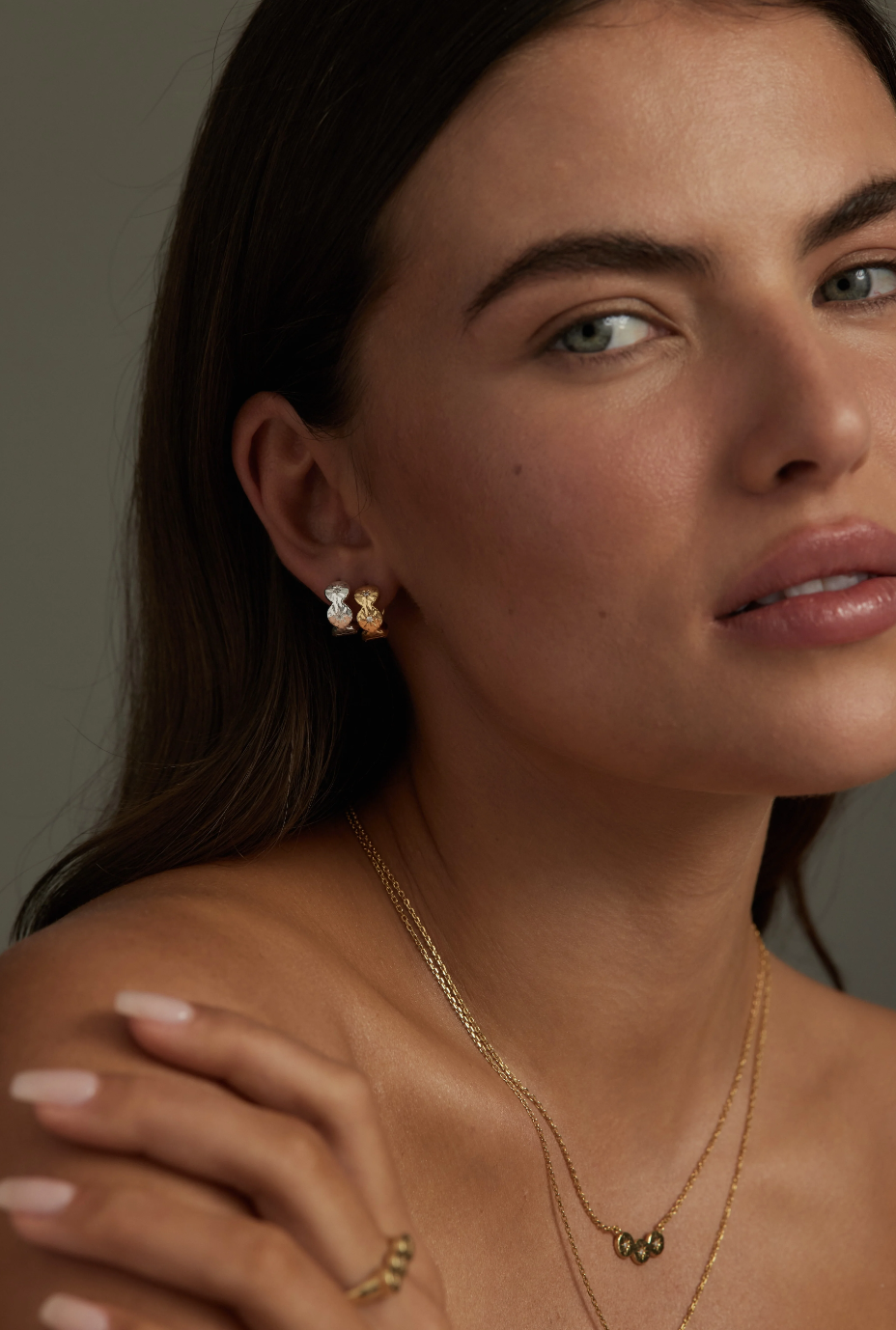 Ètoile Gold Hoops