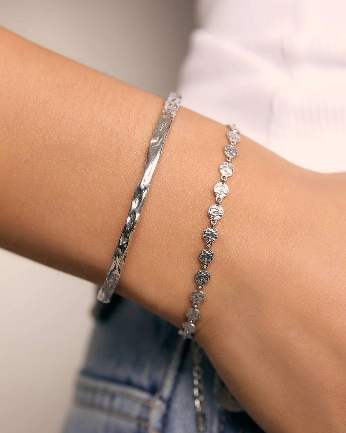 Atlas Silver Bracelet