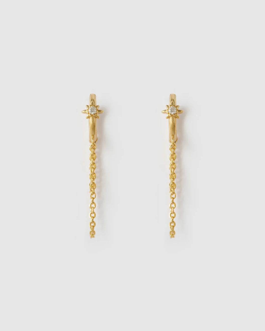 Kenzie Chain Earrings - Gold