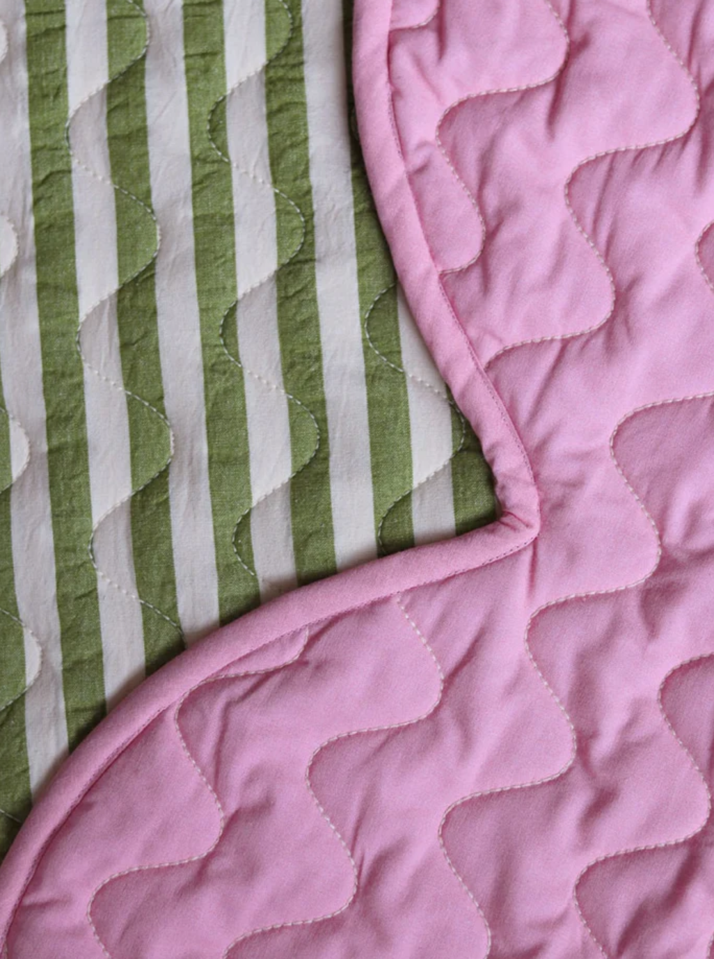 Pistachio Seersucker Playmat