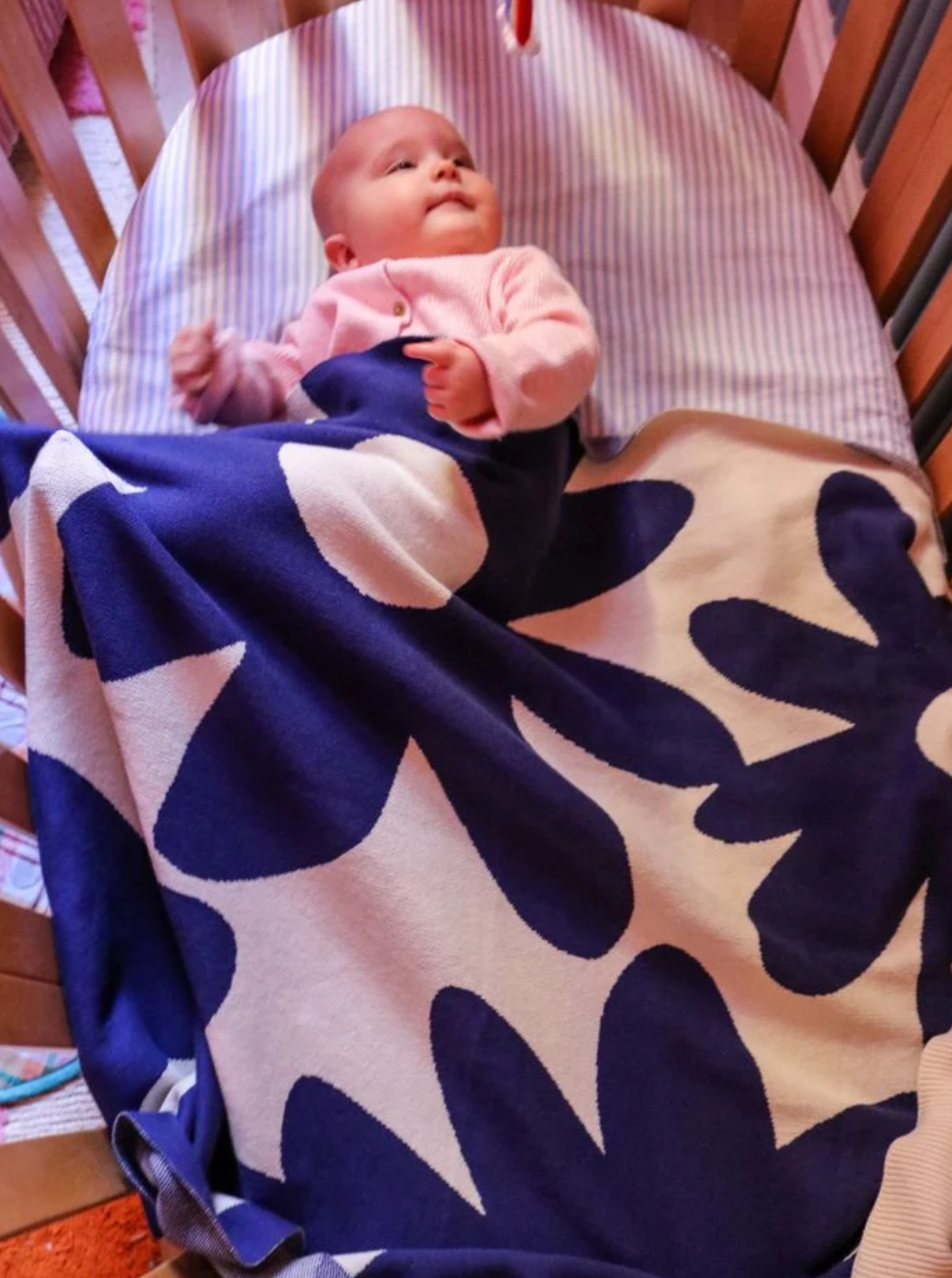 Marlo Knitted Baby Blanket