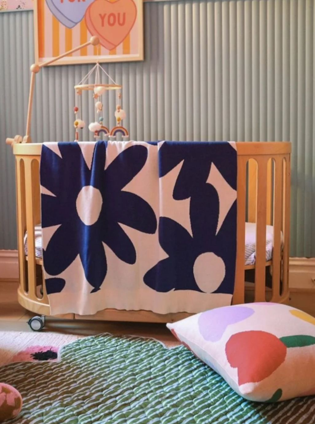 Marlo Knitted Baby Blanket