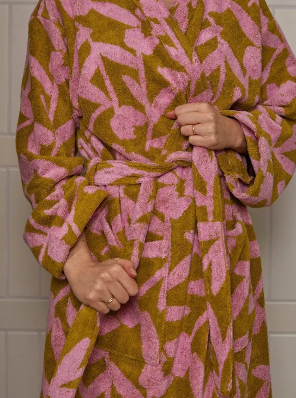 Abstract Terry Robe