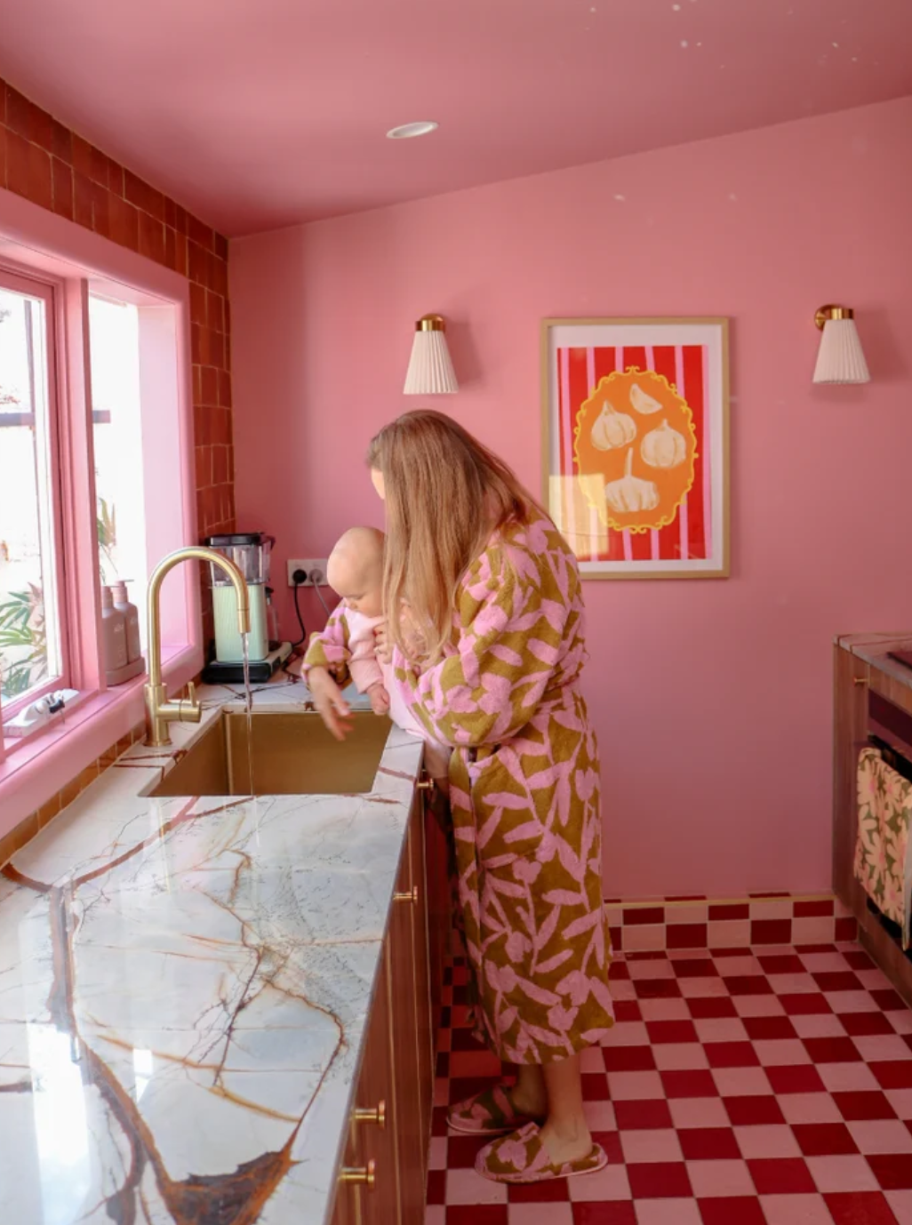 Abstract Terry Robe