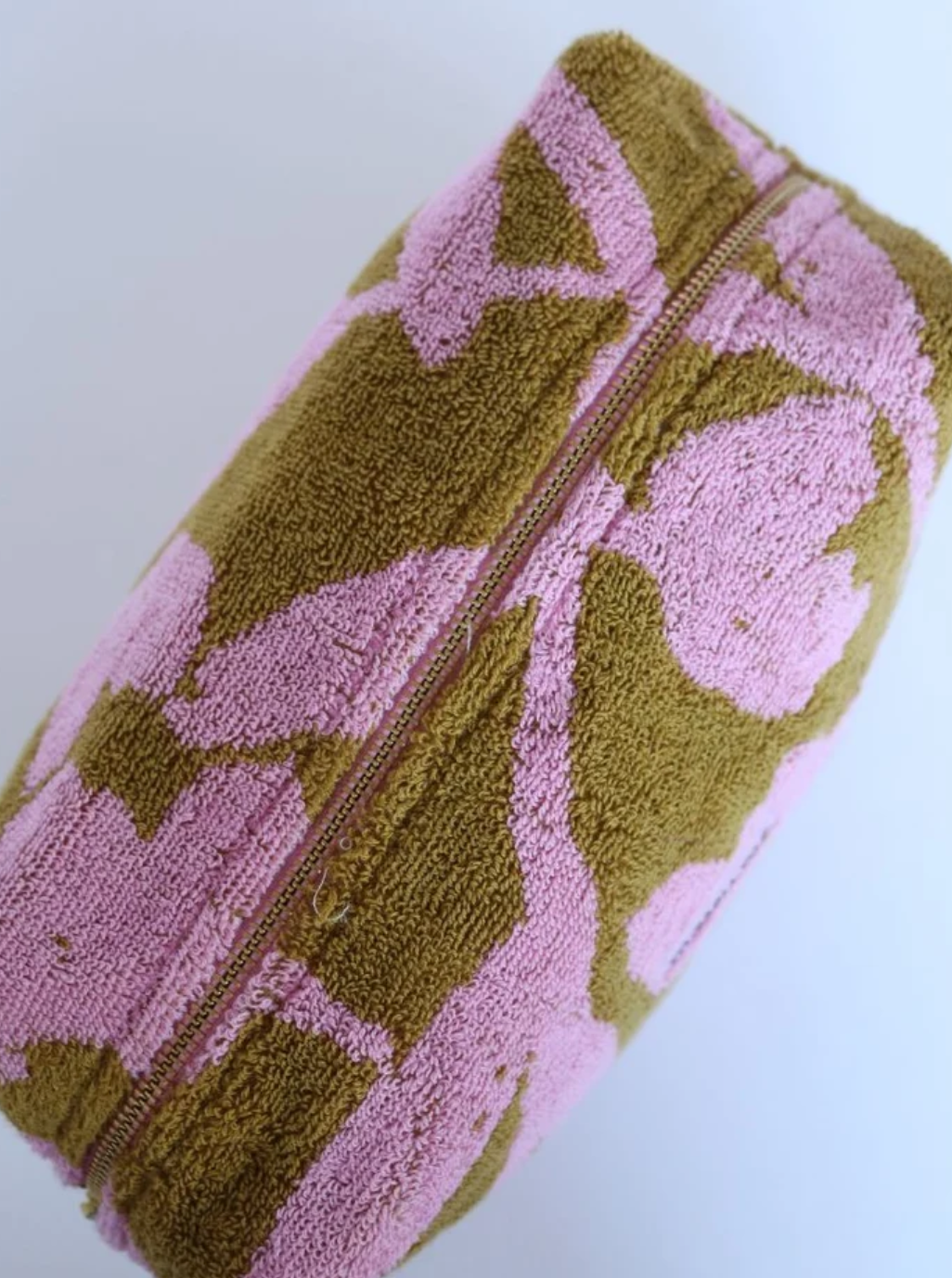 Abstract Terry Toiletry Bag
