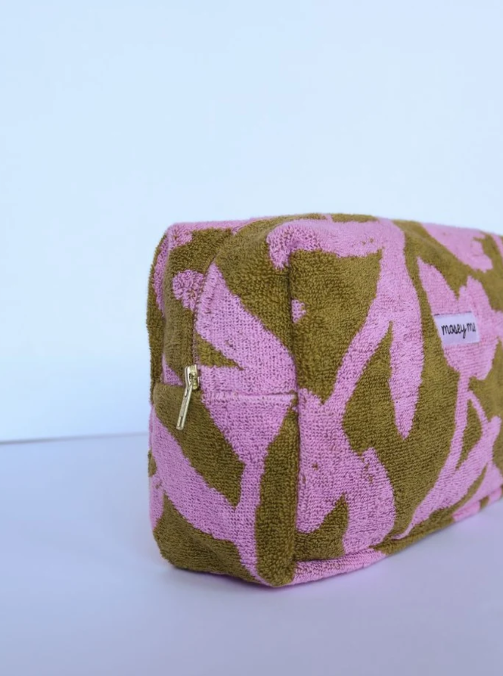 Abstract Terry Toiletry Bag