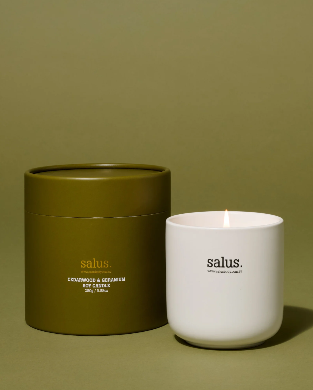 Cedarwood & Geranium Soy Candle