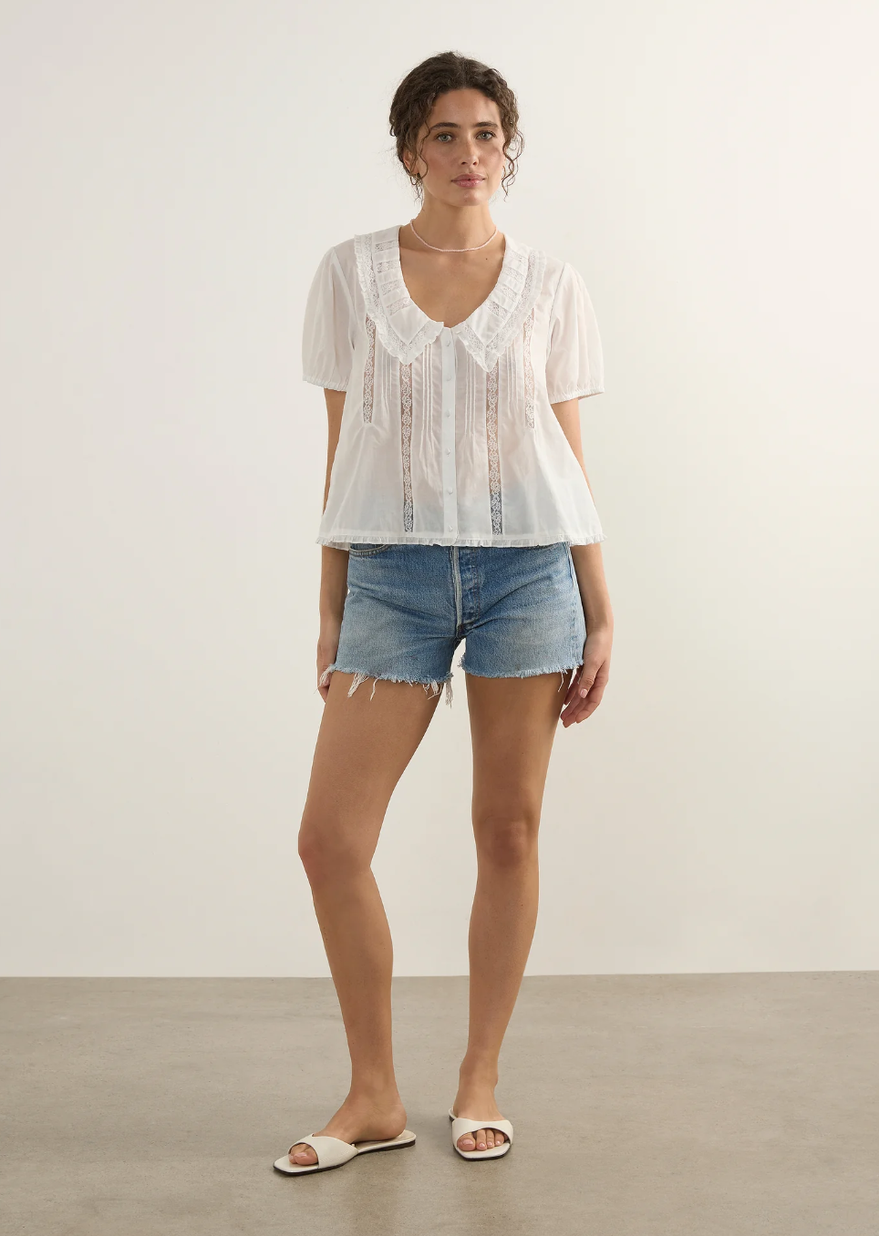 Violette Blouse - White